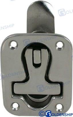 TIRADOR INOX "T" CUAD. C/LLAVE 63X76 Goldenship GS72422