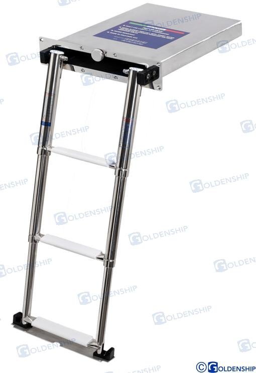 ESCALERA PLEGABLE 3 PELDAÑOS 390*88*854M Douglas Marine GS73042