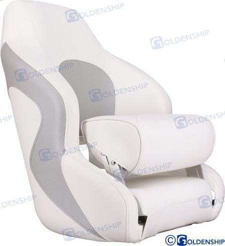 ASIENTO SPORT ERGONONICO BLANCO/GRIS Sea Origin GS73251