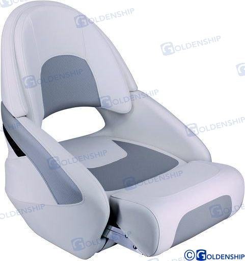 ASIENTO PIEL BLANCO/GRIS Sea Origin GS73253