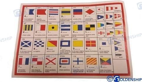 CODIGO INT. SEÑALES 40X60 C/FUNDA Sea Origin GS73442