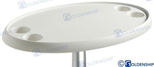 MESA OVAL BLANCA 762 X 457 MM Sea Origin GS73491
