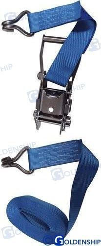 CINCHA DE AMARRE INOX 2" - AZUL - 8 M Goldenship GS76125
