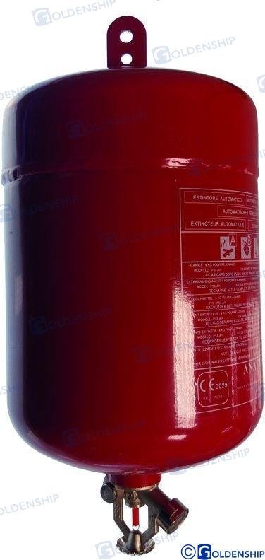 EXTINTOR AUTOMATICO POLVO 6 KG Sea Origin GS80124