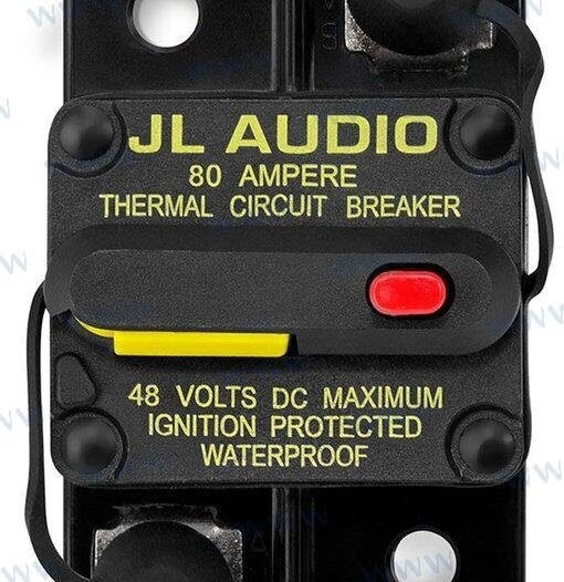 JL AUDIO WATERPROOF CIRCUIT BREAKER - 80 JL Audio JLM-XMD-MCB-80