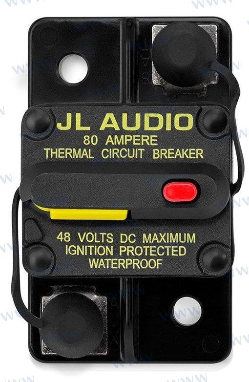 JL AUDIO WATERPROOF CIRCUIT BREAKER - 80 JL Audio JLM-XMD-MCB-80