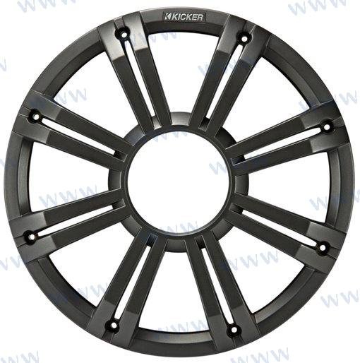 REJILLA 12" PARA SUBWOOFER LED CARBON Kicker KA45KMG12C