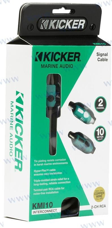 MARINE SERIES 2-CH RCA INTERCONNECT