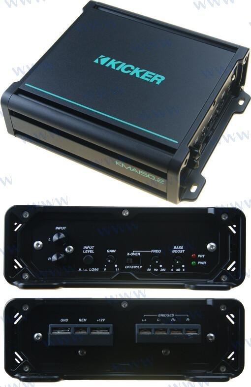 AMPLIFICADOR 150W 2CANALES Kicker KA48KMA1502