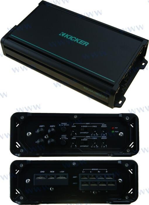 AMPLIFICADOR 600W 4 CANALES Kicker KA48KMA6004