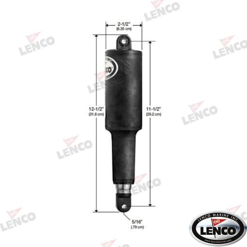 CILINDRO LENCO 2-1/4" 12V Lenco LEN15054