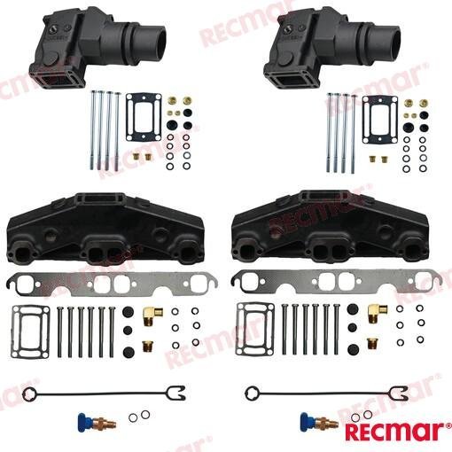 KIT ESCAPE VOLVO 1993+ GM305/350 V8 Recmar MARV8-10K