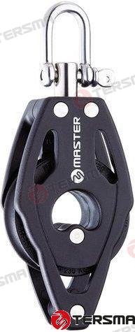 POLEA SIMPLE GIRATORIA C/ARRAIGO 40MM Tersma MVBB0402F
