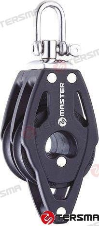 POLEA DOBLE GIRATORIA C/ARRAIGO 40MM Tersma MVBB0404F