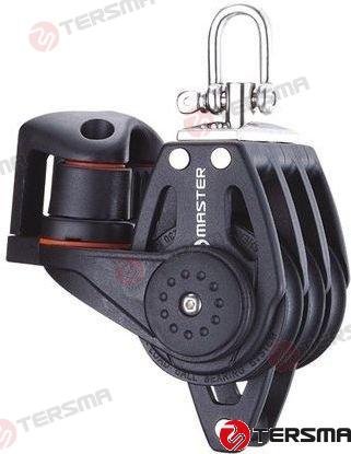 POLEA TRIPLE C/ARRAIGO Y MORDAZA 40MM Tersma MVBB0413FE