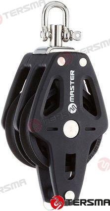 POLEA DOBLE RODAMIENTOS C/ARRAIGO 60MM Tersma MVBP0604F