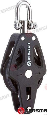POLEA SIMPLE RODAMIENTOS C/ARRAIGO 90MM Tersma MVBP0902F