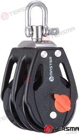 POLEA DOBLE C/SEGURO 40MM Tersma MVRA0403F