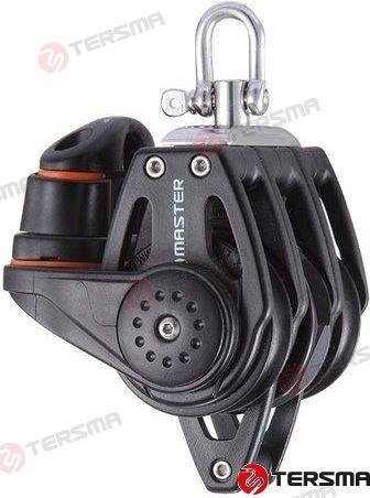 POLEA TRIPLE C/MORDAZA Y ARRAIGO 40MM Tersma MVRA0413F