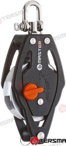 POLEA SIMPLE C/SEGURO Y ARRAIGO 57MM Tersma MVRA0502F