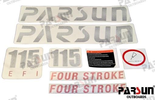 FULL SET OF F115 STICKERS