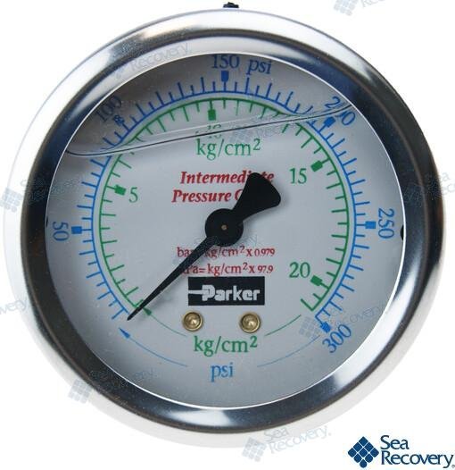 MANOMETRO 0-300 CBM.NPT Sea Recovery PAR10181510CC