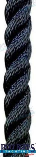 POLYESTER SUPERIOR NEGRO 16MM. (85 M) Poly Ropes POL1210041716