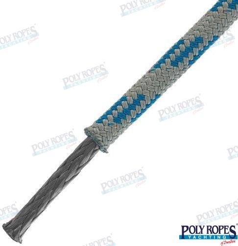 PRORACE FOUR GRIS/AZUL 8 MM (150 M) Poly Ropes POL2086662608