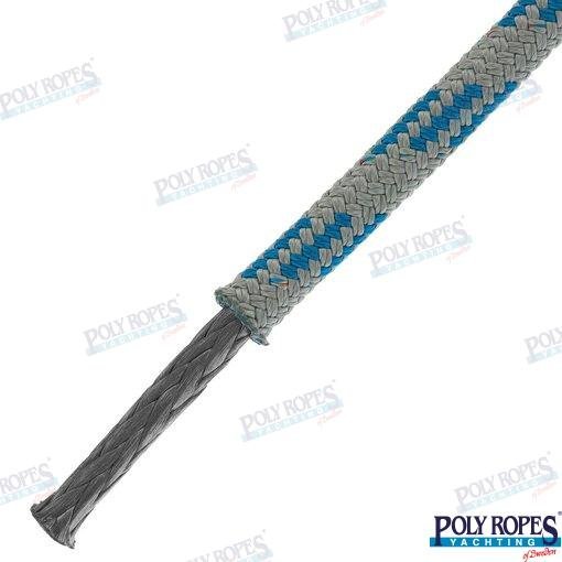 PRORACE FOUR GRIS/AZUL 6 MM (185 M) Poly Ropes POL2086663106