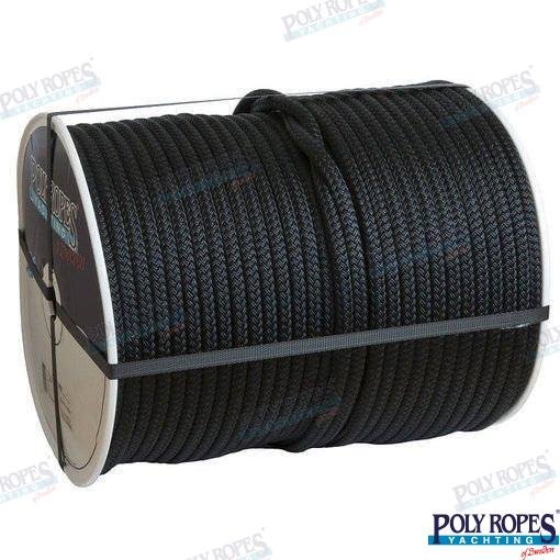 CABO AMARRE TRENZ. FLEXLINE 14 MM NEGRO Poly Ropes POL2210482114