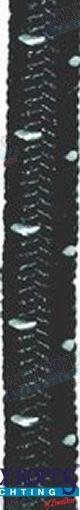 CABO ELASTICO GUMMILINA NEGRO 6MM. (100 Poly Ropes POL2210692006