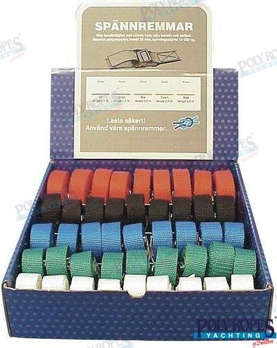 CAJA CINCHAS SURTIDAS - 45 UD. Poly Ropes POL3000040006