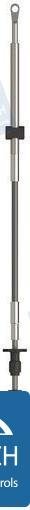 CABLE MANDO 6' JONHSON EVINRUDE Pretech PREMC30506