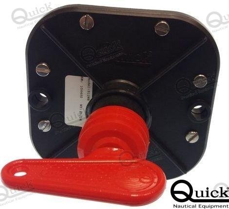 DESCONECTADOR BATERIA BIPOLAR 120A NEGRO Quick QUS12NB