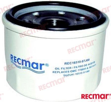 FILTRO ACEITE SUZUKI-JOHNSON Recmar REC16510-87J00