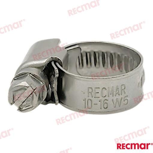 ABRAZADERA INOX 10-16 W5 (25) Recmar REC38301-316