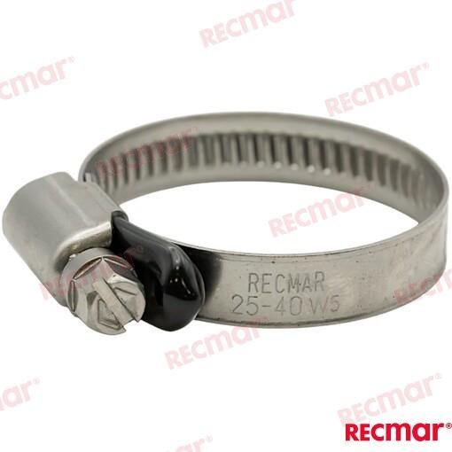 ABRAZADERA INOX 25-40 W5 (25) Recmar REC38305-316