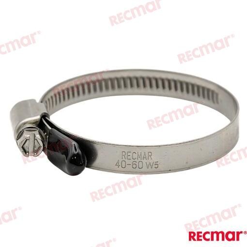 ABRAZADERA INOX 40-60 W5 (25) Recmar REC38307-316