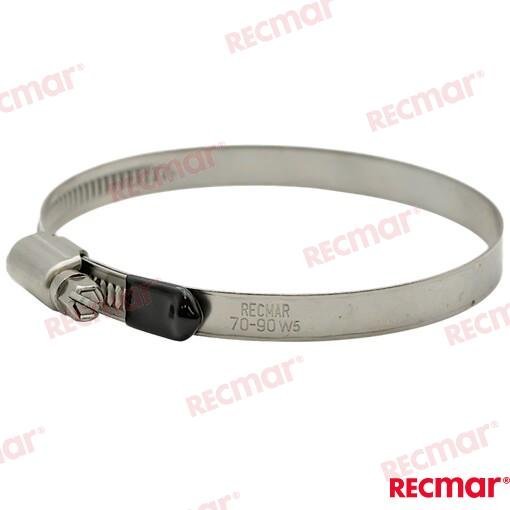 ABRAZADERA INOX 70-90 W5 (25) Recmar REC38310-316