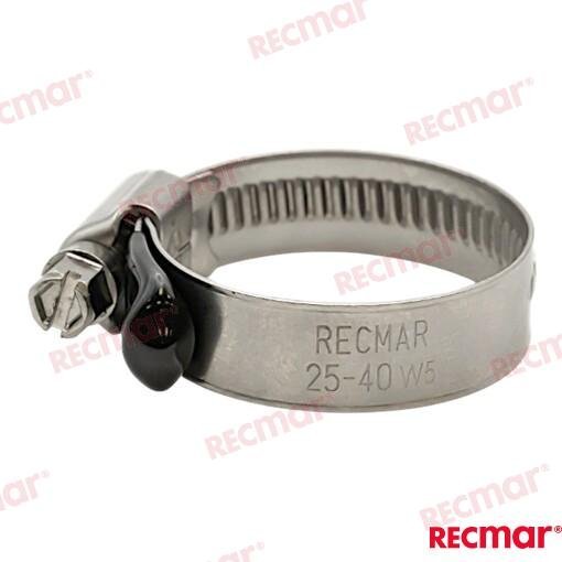 ABRAZADERA INOX 25-40 W5 (25) Recmar REC38313-316