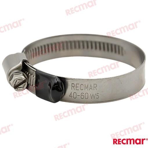 ABRAZADERA INOX 40-60 W5 (25) Recmar REC38315-316