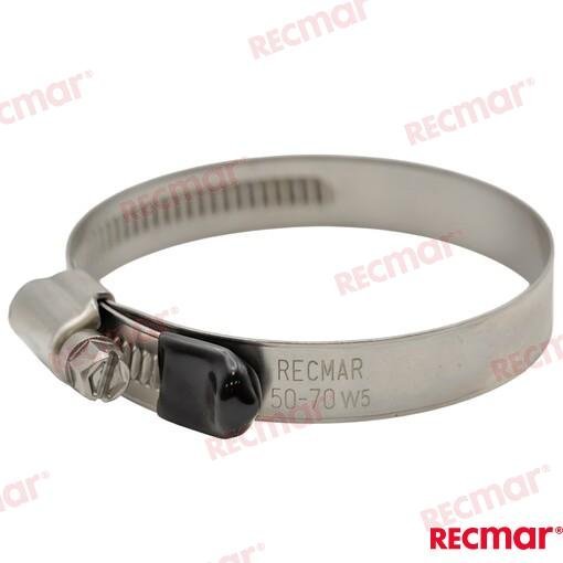 ABRAZADERA INOX 50-70 W5 (25) Recmar REC38316-316