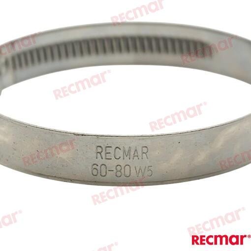 ABRAZADERA INOX 60-80 W5 (25) Recmar REC38317-316