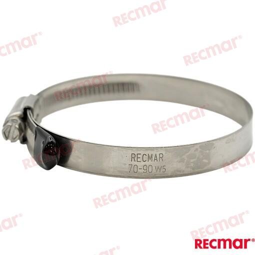 ABRAZADERA INOX 70-90 W5 (10) Recmar REC38318-316