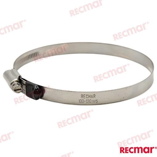 ABRAZADERA INOX 100-120 W5 (10) Recmar REC38321-316