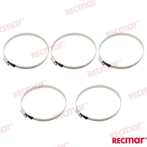 ABRAZADERA INOX 140-160 W5 (5) Recmar REC38325-316