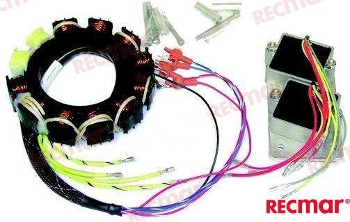 KIT STATOR MERCURY - 6 CYL (40 AMP) Recmar REC398-9610A18