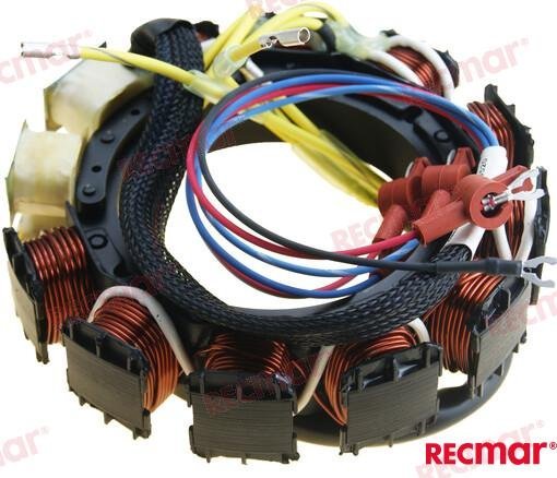 STATOR MERCURY MARINER- 6 CIL. (40 AMP) Recmar REC398-9610A19
