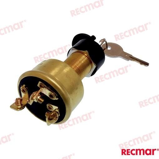 LLAVE ARRANQUE 3T-3POS CON TAPÓN Recmar REC41010