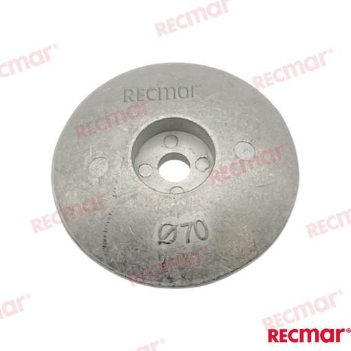 DISCO SINGLE Ø70mm (ZN) Recmar REC9011